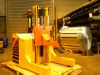 Chariot electrique extracteur / porte arbre - marque SVECOM (electronic shaft-extracting trolley)