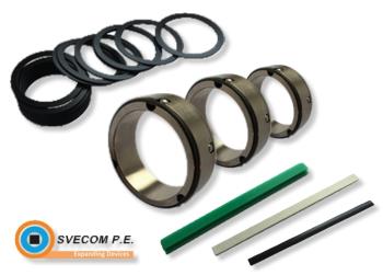 Bagues de friction, intercalaires, réglette - marque SVECOM (friction rings, ledge, spacers)