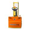 Chariot electrique extracteur / porte arbre - marque SVECOM (electronic shaft-extracting trolley)