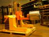 Chariot electrique extracteur / porte arbre - marque SVECOM (electronic shaft-extracting trolley)